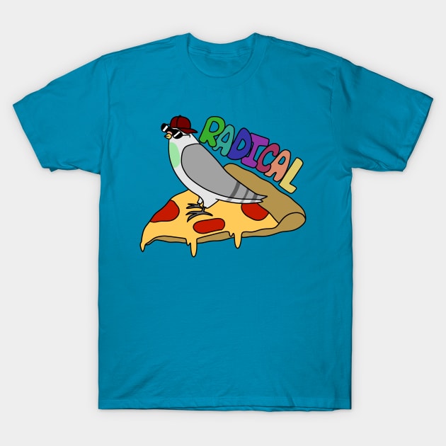 Radical Pigeon T-Shirt by saradaboru